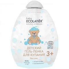 Изображение товара Детская гель-пенка для купания Ecolatier baby Без слез 3+, 250 мл мягкая упаковка