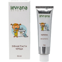 Изображение товара Детская гелевая зубная паста Levrana Череда, 50 мл