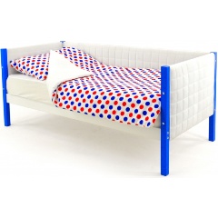 Изображение товара Кровать-тахта Бельмарко Svogen мягкая, сине-белый
