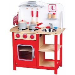 Изображение товара Детская кухня New Classic Toys 11055 красная