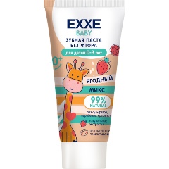 Изображение товара Детская зубная паста EXXE Baby Ягодный микс, 50 мл