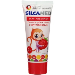 Изображение товара Детская зубная паста SILCAMED Клубника, 65 г