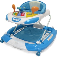 Изображение товара Ходунки Nuovita Carrozza Azzurro для детей 3 в 1