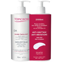 Изображение товара Детский бальзам для тела TOPICREM липидовосстанавливающий, 2х500 мл