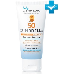 Изображение товара Детский крем для лица DERMEDIC солнцезащитный SPF50+, 50 г