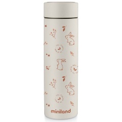 Изображение товара Детский термос для еды и жидкостей Miniland Natur Thermos Bunny, зайчик, 450 мл