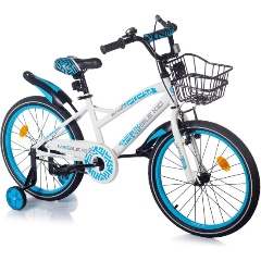 Изображение товара Подростковый велосипед Mobile Kid Slender 20", White Blue