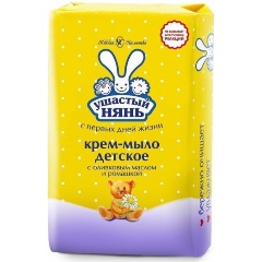 Изображение товара Детское крем-мыло УШАСТЫЙ НЯНЬ с ромашкой, 90 г
