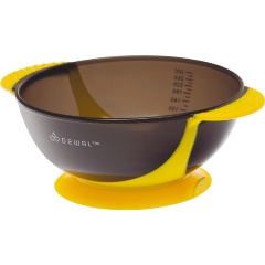 Изображение товара Чаша для краски DEWAL желтая, с двумя ручками с прорезиненной вставкой 300 мл