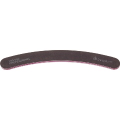 Изображение товара Пилка для ногтей DEWAL PROF бумеранг черная, 180/240, 18 см