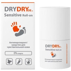 Изображение товара Дезодорант антиперспирант Dry Dry Sensitive для чувствительной кожи, 50 мл.