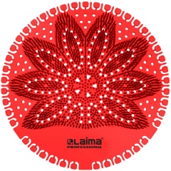 Изображение товара Дезодоратор коврик для писсуара красный, аромат Ягоды, LAIMA Professional, на 30 дней, 608897