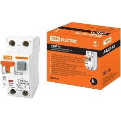 Изображение товара Дифференциальный автомат TDM Electric 32 C16 30мА (SQ0202-0030)