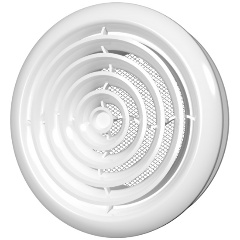 Изображение товара Диффузор ERA 15DK приточно-вытяжной со стопорным кольцом и фланцем D150 (15DK)