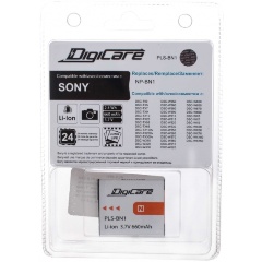 Изображение товара Аккумулятор для фотоаппарата DigiCare PLS-BN1 / NP-BN1 для DCS-H90, HX9, HX10, HX20, HX30, T110, WX10
