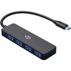 Изображение товара Разветвитель USB-C Digma DHUB-4USB-C-2.0 4порт. черный
