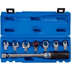 Изображение товара Динамометрический ключ серии FIT KING TONY 9х12 мм с набором насадок 10-17 мм, 10-60 Нм, кейс