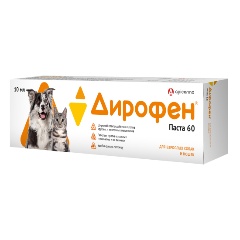 Изображение товара Паста 60 Дирофен - Apicenna, для взрослых собак и кошек, 10 мл