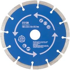 Изображение товара Диск отрезной алмазный сегментный (сухая и влажная резка) 150 х 2,0 х 7 х 22,2 мм MOS 37213М
