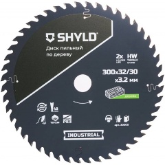 Изображение товара Диск пильный по дереву SHYLD твердосплавный 300х32/30 мм, 48 зубьев(20300)