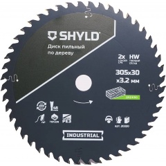 Изображение товара Диск пильный по дереву SHYLD твердосплавный 305х30 мм, 48 зубьев(20320)
