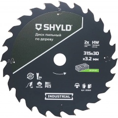 Изображение товара Диск пильный по дереву SHYLD твердосплавный 315х30 мм, 24 зуба(20350)