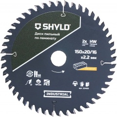 Изображение товара Диск пильный по ламинату SHYLD твердосплавный 150х20/16 мм, 48 зубьев(20460)
