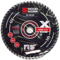 Изображение товара Диск пильный WOODWORK 29.165.56,165x2,2/1,6x20 Z=56 A=15