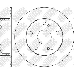 Изображение товара Диск тормозной NiBK RN1035 для заднего моста автомобилей Chryler и Mercedes-Benz