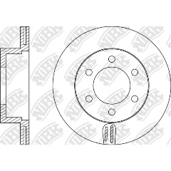 Изображение товара Диск тормозной NiBK RN1249, 1 шт