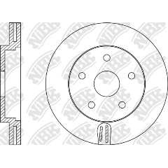 Изображение товара Тормозной диск NiBK RN1258 для Lexus и Toyota