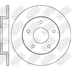 Изображение товара Диск тормозной NIBK RN1373, 1 шт