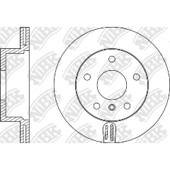 Изображение товара Диск тормозной NiBK RN1397 для BMW 523I, 520, 525, 530