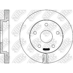 Изображение товара Диск тормозной NiBK RN1419 передний для Nissan ALTIMA, Teana 295.8 мм