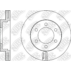 Изображение товара Диск тормозной NiBK RN1435, 1 шт