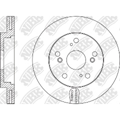 Изображение товара Диск тормозной NiBK RN1600, 1 шт