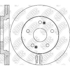 Изображение товара Диск тормозной NiBK для HYUNDAI Tucson передний 15- 2.0 305 мм