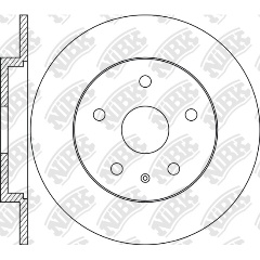 Изображение товара Диск тормозной NIBK RN1676 для Ford и Lincoln задний мост