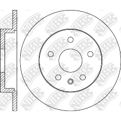 Изображение товара Диск тормозной NIBK RN1685 для Opel Chevrolet Saab Holden задний мост
