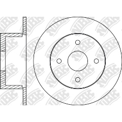 Изображение товара Диск тормозной NIBK RN1746H, 1 шт