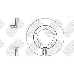 Изображение товара Диск тормозной NiBK RN22002, 1 шт