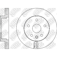 Изображение товара Диск тормозной NIBK RN33001, 1 шт