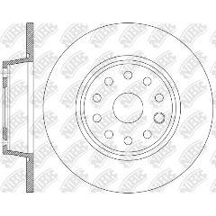 Изображение товара Диск тормозной NiBK для SKODA Octavia (04-) задний (1шт.)