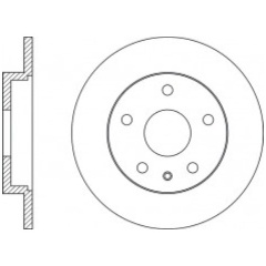 Изображение товара Диск тормозной задний NIBK для CHEVROLET Cruze 09 и других моделей