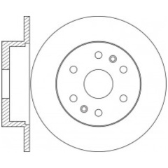 Изображение товара Диск тормозной задний NIBK для KIA Mohave
