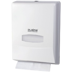 Изображение товара Диспенсер для полотенец Laima Professional (Система H2) Interfold, белый, ABS-пластик