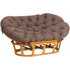 Изображение товара Диван TetChair MAMASAN ткань / пекан, коричневый