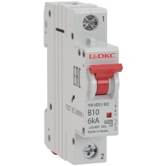 Изображение товара Автоматический выключатель DKC MD63-1C40-6 40А 6кА IP20 для бытовой и промышленной защиты