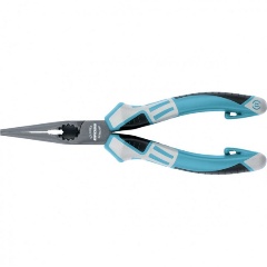 Изображение товара Длинногубцы GROSS 17170, прямые 170 мм, трехкомпонентные рукоятки