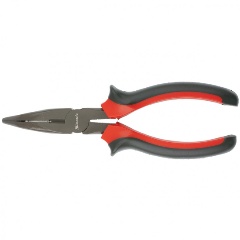 Изображение товара Длинногубцы изогнутые Black Nickel, 180 мм, двухкомпонентные рукоятки, MATRIX, 17460